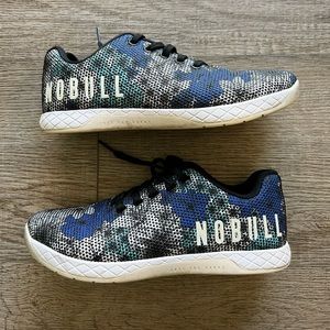 SOLD Nobull Project blue floral trainers